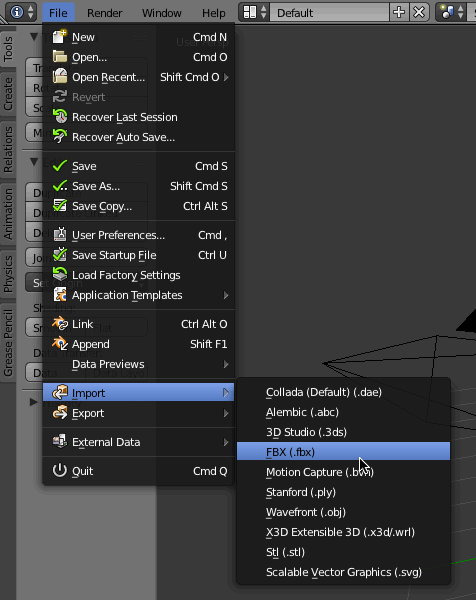 How To Import ASCII FBX To Blender • Blender 3D Architect