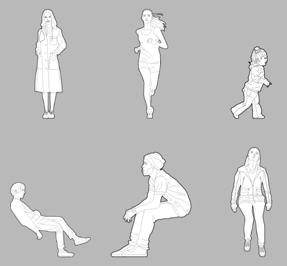 Human Figures For Architectural Sketches Part2  Architecture Daily Sketches   YouTube