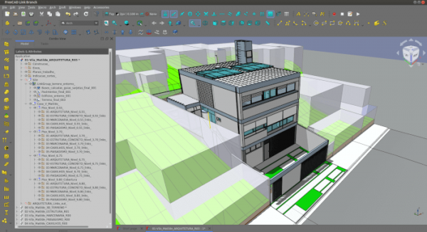 Matilde House using BIM and FreeCAD • Blender 3D Architect