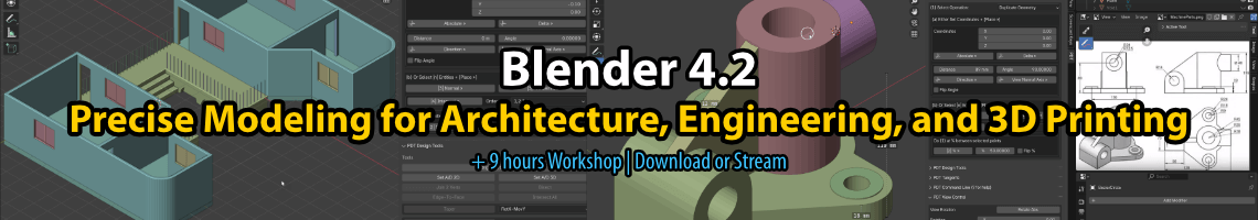 Blender 4.2: Precise Modeling Workshop